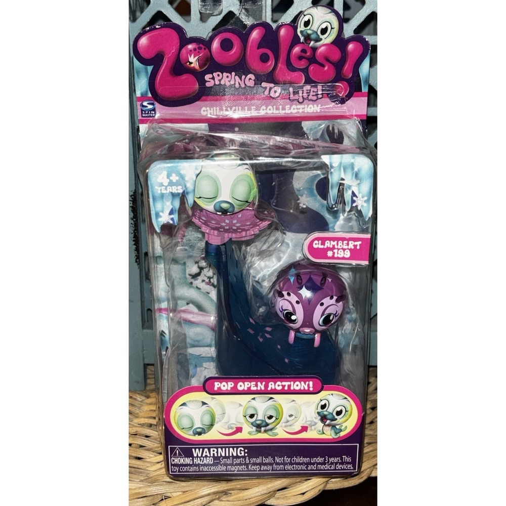 Zoobles Spring To Life Chillville Clambert #199